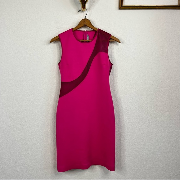 Clover Canyon Dresses & Skirts - Clove Canyon Mesh Scuba Sheath Dress